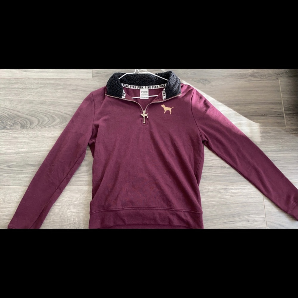 VS PINK half zip 💛